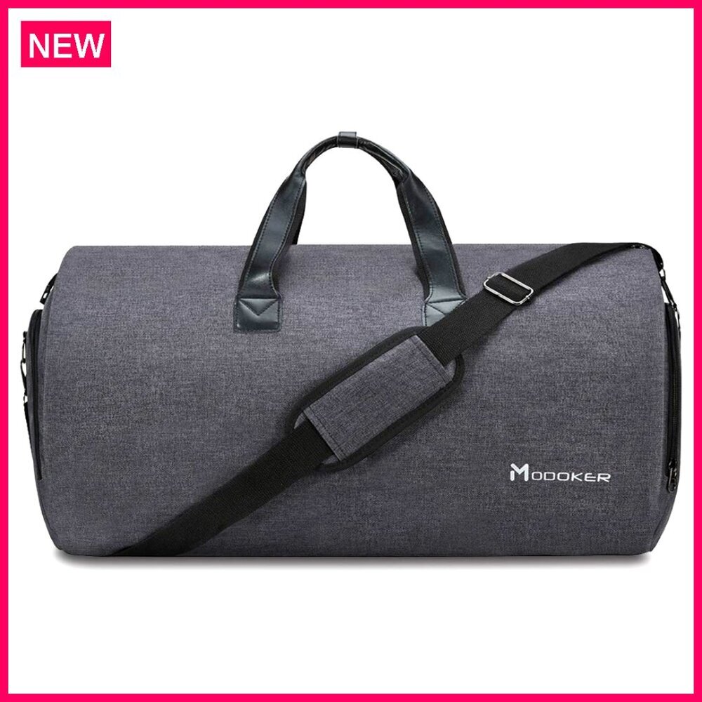 Convertible Garment Duffel Bag with Shoulder Strap, 45L Carry-On Travel
